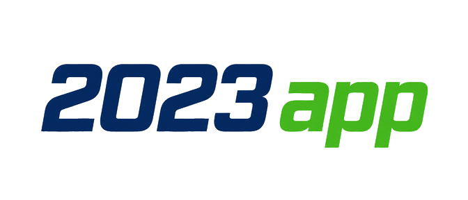 2023 app বাংলাদেশের নিয়ন লোগো